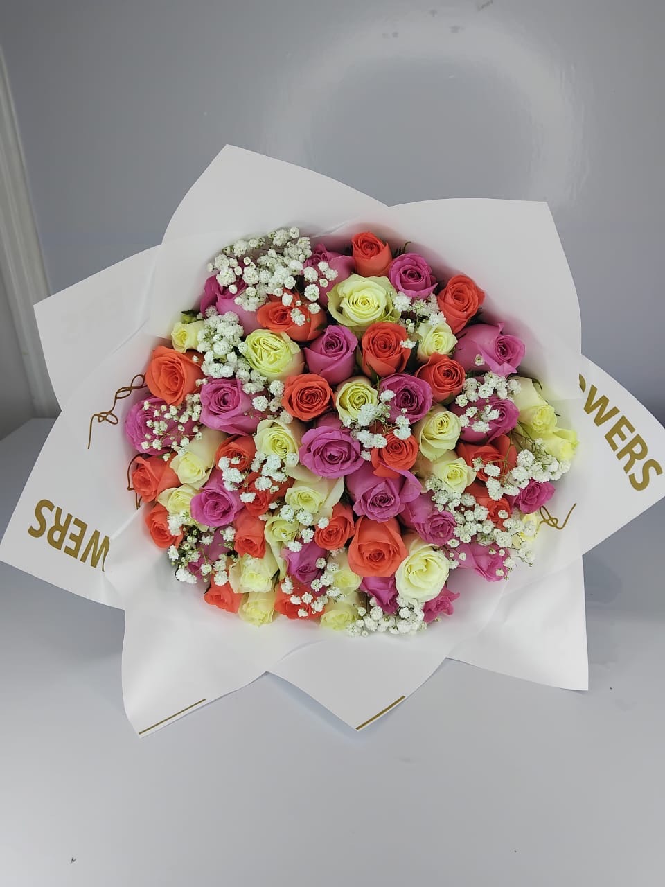 Cherry Wonder flower arrangement by Carodeal Flowers